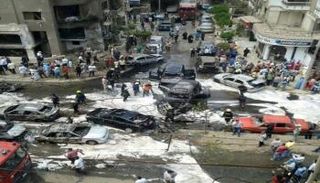 صورة من موقع حادث اغتيال النائب العام السابق هشام بركات في يونيو 2015