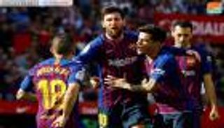 ميسي يواصل التوهج ويقود برشلونة لفوز كبير على إشبيلية