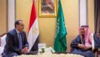 الملك سلمان يستقبل رئيسي مجلسي الوزراء والنواب المصريين
