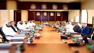 جانب من اجتماع مجلس إدارة المصرف المركزي الإماراتي