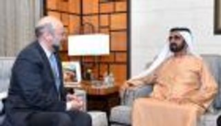 محمد بن راشد يبحث مع رئيس وزراء الأردن سبل تعزيز العلاقات بين البلدين