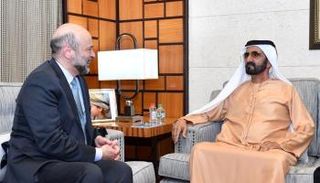 الشيخ محمد بن راشد آل مكتوم ورئيس وزراء الأردن