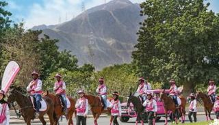 مسيرة فرسان القافلة الوردية