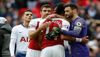 هوجو لوريس من مباراة توتنهام وأرسنال