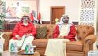 محمد بن راشد خلال لقائه ملك البحرين: توافق رؤى البلدين حول مجمل القضايا