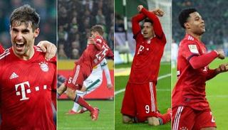 مسجلو خماسية بايرن