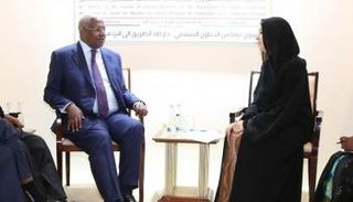 ريم بنت إبراهيم الهاشمي ووزير الخارجية الأوغندي