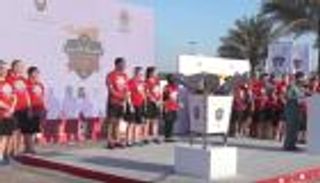 العين الرياضية ترصد جولة شعلة الأمل إلى رأس الخيمة