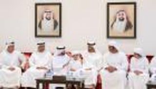 بالصور.. محمد بن زايد يعزي في وفاة سالم حميد بن دلموج الظاهري
