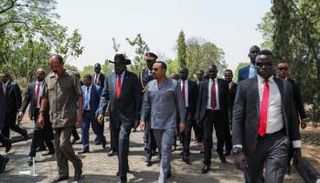 جانب من اللقاء الثلاثي بين آبي أحمد وسلفاكير وأسياس أفورقي