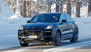 من اللقطات المسربة لطراز بورش Cayenne Coupé أثناء اختباره