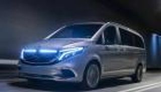 بالصور.. مرسيدس تكشف النقاب عن سيارتها الكهربائية EQ V