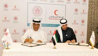 أثناء توقيع الاتفاقية 