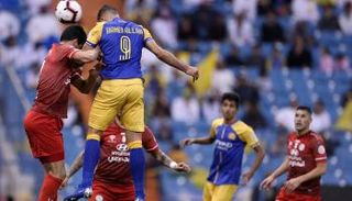 حمد الله يسجل للنصر في الاتفاق