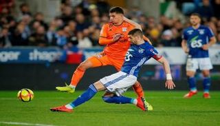 من مباراة ليون وستراسبورج