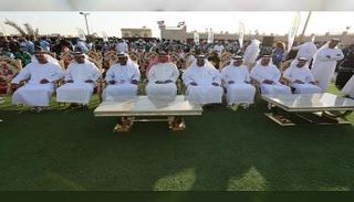 جانب من مشاركة الوفود في فعاليات بالشارقة