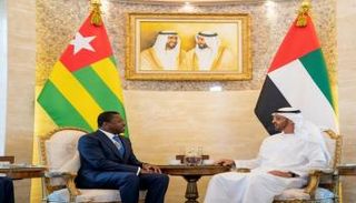 الشيخ محمد بن زايد آل نهيان ورئيس توجو فور غناسينغبي