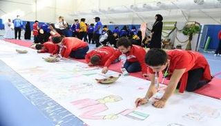 مشاركون بالأولمبياد الخاص يتعرفون على تراث الإمارات بمجلس المشرف