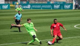 من مباراة عمان والنمسا