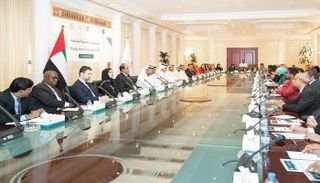 جانب من ندوة نظمتها غرفة تجارة وصناعة أبوظبي حول الاستثمار الأجنبي