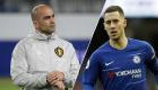 مدرب بلجيكا يكشف عن رأيه في انضمام هازارد لريال مدريد