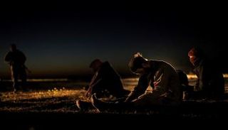 إرهابيون ينتمون إلى داعش في الباغوز