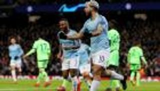 أجويورو يسجل ثنائية "صاعقة" للسيتي.. ورقم جديد لستيرلنج