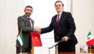 عبدالله بن زايد يبحث علاقات التعاون مع وزير خارجية المكسيك