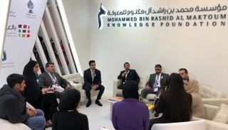 جانب من جلسات مؤسسة محمد بن راشد آل مكتوم للمعرفة