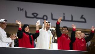 الشيخ محمد بن زايد آل نهيان يفتتح الأولمبياد الخاص بأبوظبي