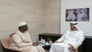 الشيخ محمد بن زايد آل نهيان ورئيس السنغال