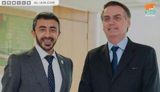 رئيس جمهورية البرازيل يستقبل الشيخ عبدالله بن زايد آل نهيان 