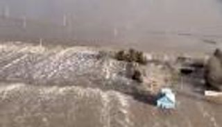 بالصور.. فيضانات في أمريكا وتوقعات بارتفاع منسوب مياه الأنهار