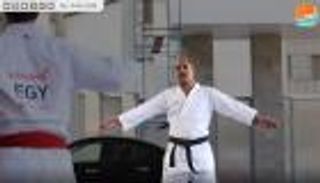 صبري عطية قاهر الظلام المصري يحكي كيف تحول لممارسة الكاراتيه