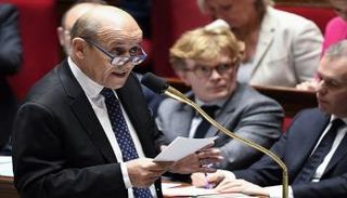 وزير الخارجية الفرنسي جان إيف لودريان- أ ف ب