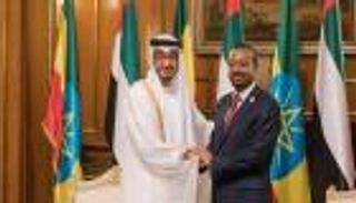 محمد بن زايد ورئيس وزراء إثيوبيا يبحثان تعزيز العلاقات بين البلدين
