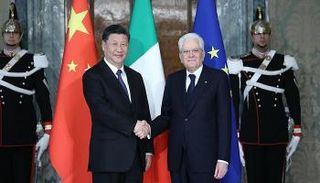 رئيسا إيطاليا والصين متفقان على توسيع التعاون