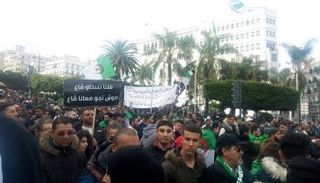جانب من المظاهرات في الجزائر - أرشيفية