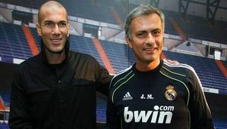 جوزيه مورينيو وزين الدين زيدان