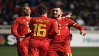 إيدين هازارد مع منتخب بلجيكا