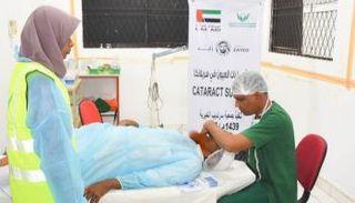 إحدى حملات "خيرية الشارقة" لتصحيح الإبصار
