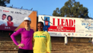 وزيرة التنمية الدنماركية تمارس تمارينها الرياضية في ميادين أديس أبابا