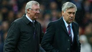 كارلو أنشيلوتي وأليكس فيرجسون