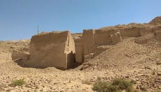 جانب من الميناء الأثري الذي تم اكتشافه 