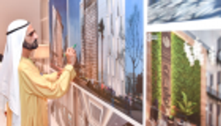 محمد بن راشد يطلع على تصميم المبنى الجديد لجمعية الصحفيين الإماراتية