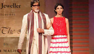 أميتاب باتشان وابنته شويتا