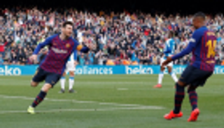 ميسي يقود برشلونة لفوز صعب على إسبانيول بالليجا