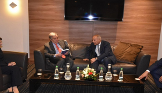 لقاء الأمين العام لجامعة الدول العربية والسكرتير العام للأمم المتحدة