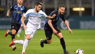 من مباراة إنتر ميلان ولاتسيو