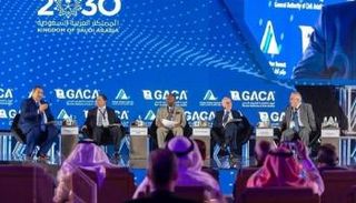 جانب من فعاليات اليوم الثاني لمؤتمر الطيران المدني الدولي 2019 بالرياض